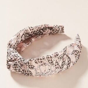 Anthropologie Cressida Pink Knotted Headband
